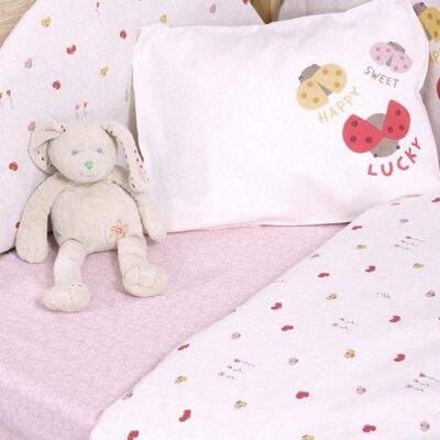 NEF-NEF ΒΡΕΦΙΚΑ ΣΕΤ ΣΕΝΤΟΝΙΑ ΚΟΥΝΙΑΣ LADY BUG  NEF-NEF HOMEWARE, 100% ΒΑΜΒΑΚΙ - Image 2