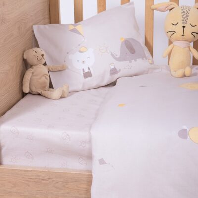 NEF-NEF ΒΡΕΦΙΚΑ ΣΕΤ ΣΕΝΤΟΝΙΑ ΚΟΥΝΙΑΣ HAPPY DAYS  NEF-NEF HOMEWARE, 100% ΒΑΜΒΑΚΙ - Image 3