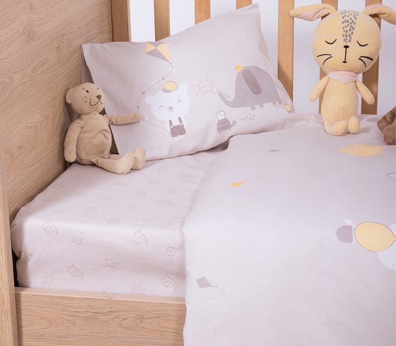 NEF-NEF ΒΡΕΦΙΚΑ ΣΕΤ ΣΕΝΤΟΝΙΑ ΚΟΥΝΙΑΣ HAPPY DAYS NEF-NEF HOMEWARE, 100% ΒΑΜΒΑΚΙ - Image 3