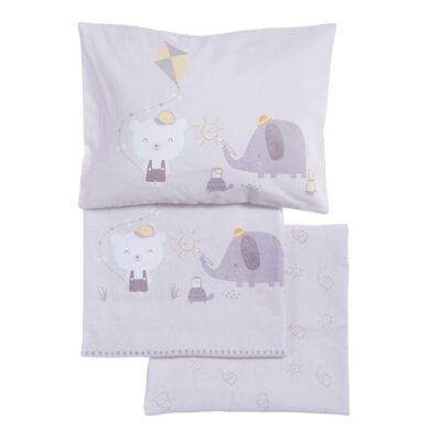 NEF-NEF ΒΡΕΦΙΚΑ ΣΕΤ ΣΕΝΤΟΝΙΑ ΚΟΥΝΙΑΣ HAPPY DAYS  NEF-NEF HOMEWARE, 100% ΒΑΜΒΑΚΙ - Image 4