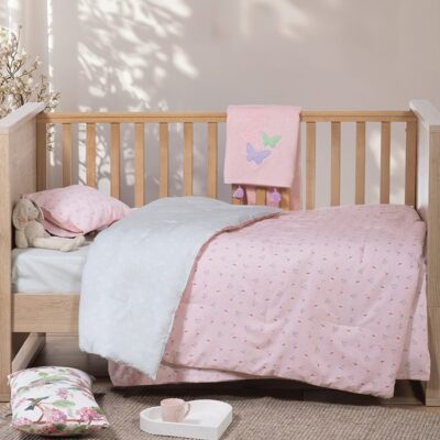 NEF-NEF ΒΡΕΦΙΚΑ ΣΕΤ ΣΕΝΤΟΝΙΑ ΚΟΥΝΙΑΣ WINGS OF JOY  NEF-NEF HOMEWARE, 100% ΒΑΜΒΑΚΙ