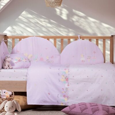 NEF-NEF ΒΡΕΦΙΚΑ ΣΕΤ ΣΕΝΤΟΝΙΑ ΚΟΥΝΙΑΣ MON PETIT JARDIN  NEF-NEF HOMEWARE, 100% ΒΑΜΒΑΚΙ