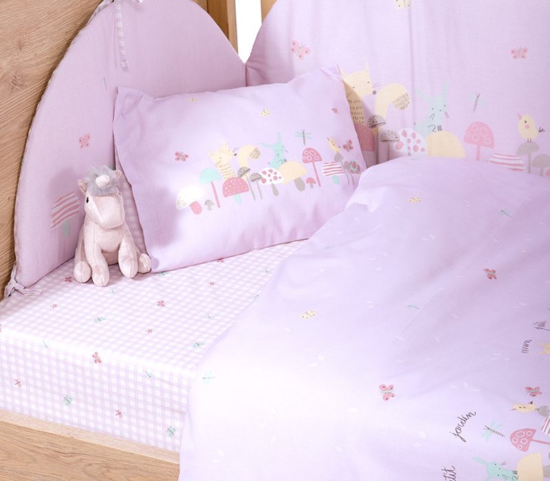 NEF-NEF ΒΡΕΦΙΚΑ ΣΕΤ ΣΕΝΤΟΝΙΑ ΚΟΥΝΙΑΣ MON PETIT JARDIN NEF-NEF HOMEWARE, 100% ΒΑΜΒΑΚΙ - Image 2