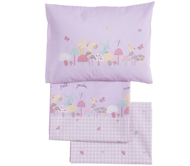 NEF-NEF ΒΡΕΦΙΚΑ ΣΕΤ ΣΕΝΤΟΝΙΑ ΚΟΥΝΙΑΣ MON PETIT JARDIN NEF-NEF HOMEWARE, 100% ΒΑΜΒΑΚΙ - Image 3