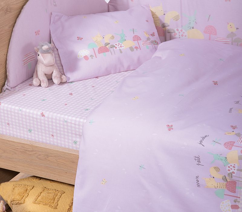 NEF-NEF ΒΡΕΦΙΚΑ ΣΕΤ ΣΕΝΤΟΝΙΑ ΚΟΥΝΙΑΣ MON PETIT JARDIN NEF-NEF HOMEWARE, 100% ΒΑΜΒΑΚΙ - Image 4