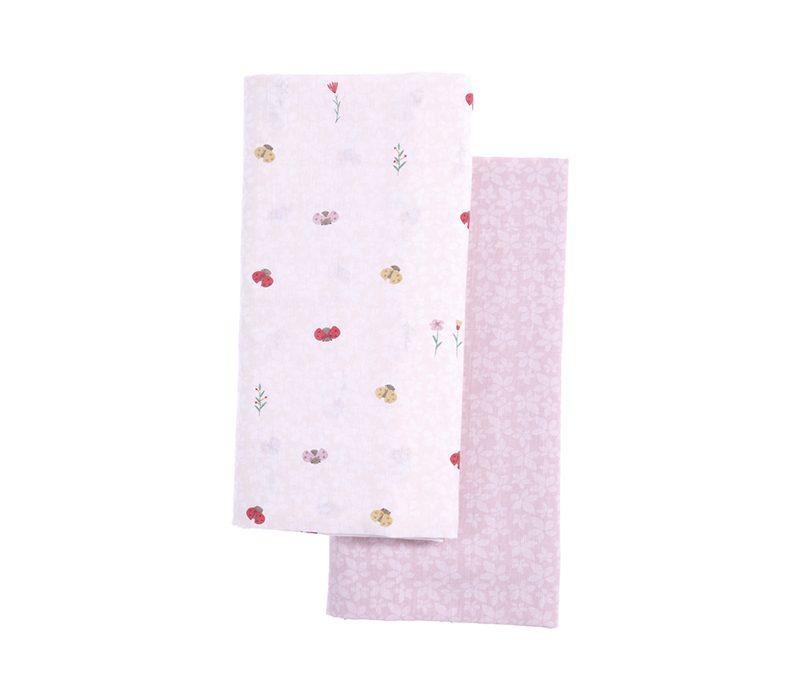 NEF-NEF ΒΡΕΦΙΚΑ ΣΕΤ ΣΕΝΤΟΝΙΑ ΛΙΚΝΟΥ 2ΤΜΧ LADY BUG  NEF-NEF HOMEWARE, 100% ΒΑΜΒΑΚΙ - Image 2