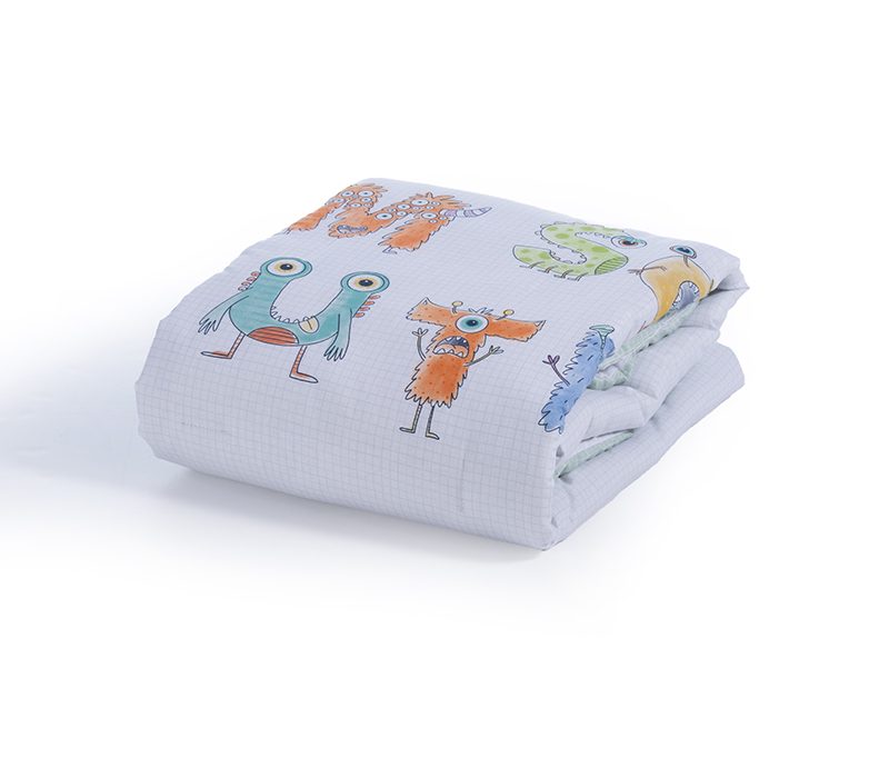 NEF-NEF ΒΡΕΦΙΚΟ ΚΟΥΒΕΡΛΙ ALPHABET MONSTER 110Χ140 NEF-NEF HOMEWARE, ΥΦΑΣΜΑ:100% BAMB ΕΣΩΤ:100% ΠΟΛ - Image 4