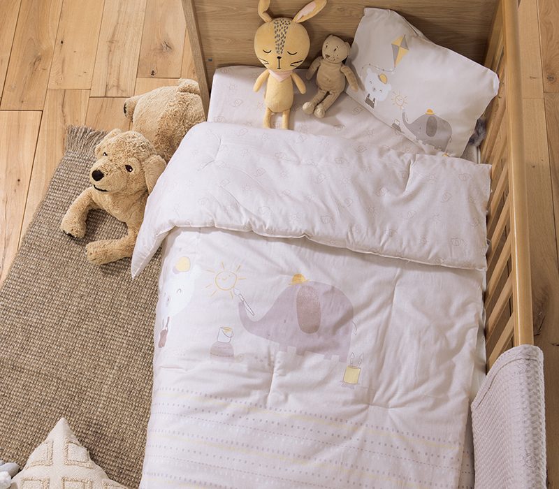 NEF-NEF ΒΡΕΦΙΚΟ ΚΟΥΒΕΡΛΙ HAPPY DAYS 110Χ140 NEF-NEF HOMEWARE, ΥΦΑΣΜΑ:100% BAMB ΕΣΩΤ:100% ΠΟΛ