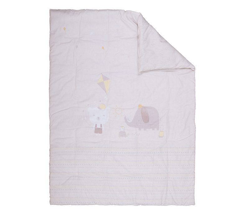 NEF-NEF ΒΡΕΦΙΚΟ ΚΟΥΒΕΡΛΙ HAPPY DAYS 110Χ140 NEF-NEF HOMEWARE, ΥΦΑΣΜΑ:100% BAMB ΕΣΩΤ:100% ΠΟΛ - Image 3