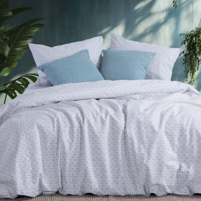 NEF-NEF ΣΕΤ ΣΕΝΤΟΝΙΑ ΒΑΜΒΑΚΕΡΑ KING SIZE KEYLAN ΜΕ ΛΑΣΤΙΧΟ NEF-NEF HOMEWARE, 100% ΒΑΜΒΑΚΙ