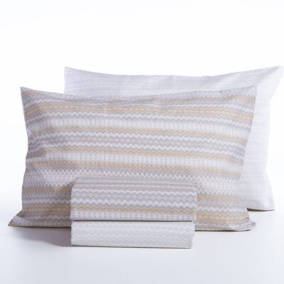 NEF-NEF ΣΕΤ ΣΕΝΤΟΝΙΑ ΒΑΜΒΑΚΕΡΑ KING SIZE QUANTRO ΜΕ ΛΑΣΤΙΧΟ NEF-NEF HOMEWARE, 100% ΒΑΜΒΑΚΙ - Image 4