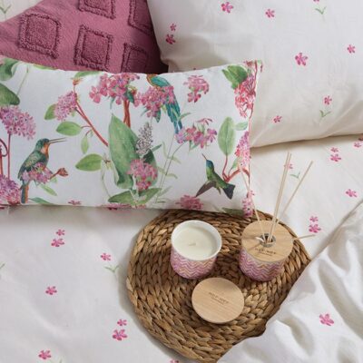 NEF-NEF ΣΕΤ ΣΕΝΤΟΝΙΑ ΒΑΜΒΑΚΕΡΑ KING SIZE DREAM ON ΜΕ ΛΑΣΤΙΧΟ NEF-NEF HOMEWARE, 100% ΒΑΜΒΑΚΙ - Image 2