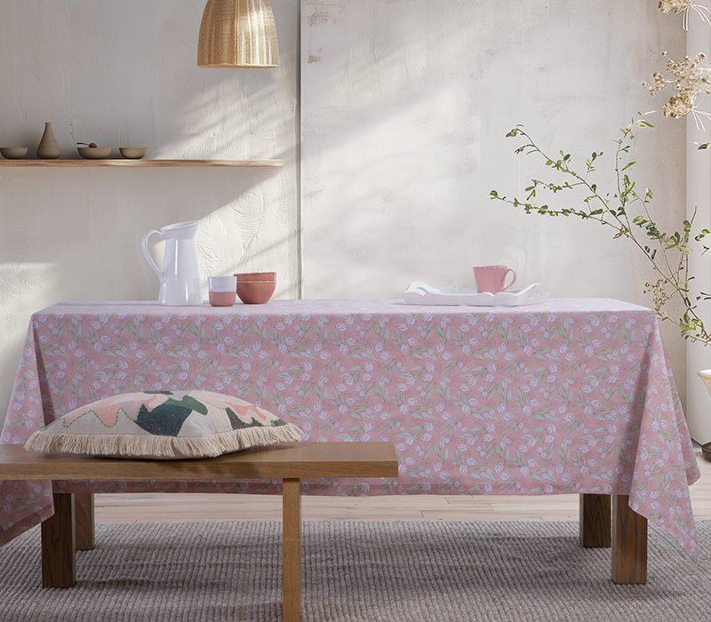 NEF-NEF ΑΛΕΚΙΑΣΤΟ ΤΡΑΠΕΖΟΜΑΝΤΗΛΟ BE YOU TIFUL 140Χ140 NEF-NEF HOMEWARE, 100% BAMBAKI