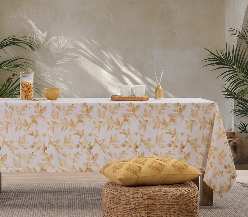 NEF-NEF ΤΡΑΠΕΖΟΜΑΝΤΗΛΟ SENCIL 140X240 NEF-NEF HOMEWARE, 50% BAMB-50% ΠΟΛ