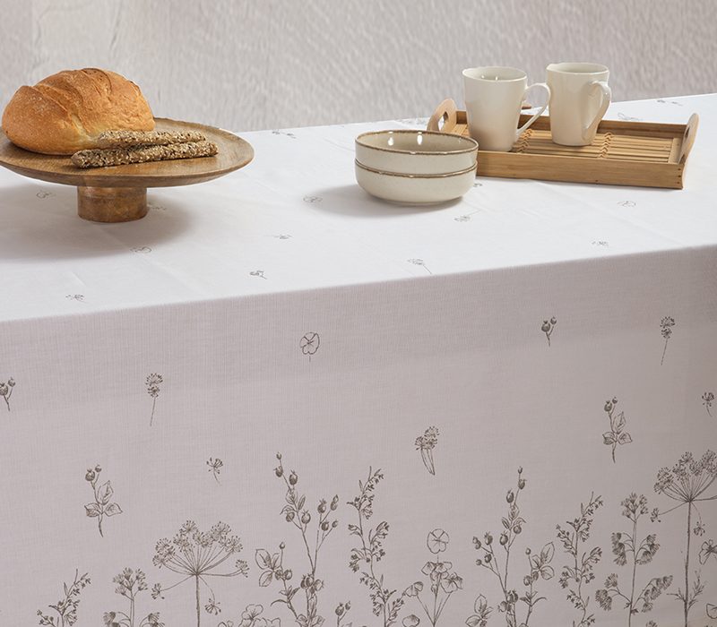 NEF-NEF ΤΡΑΠΕΖΟΜΑΝΤΗΛΟ CLARIS 140X140 NEF-NEF HOMEWARE, 50% BAMB-50% ΠΟΛ - Image 2