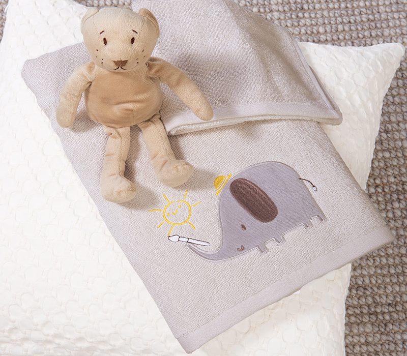 NEF-NEF ΒΡΕΦΙΚΕΣ ΠΕΤΣΕΤΕΣ ΣΕΤ 2TMX HAPPY DAYS NEF-NEF HOMEWARE, 100% ΒΑΜΒΑΚΙ - Image 2