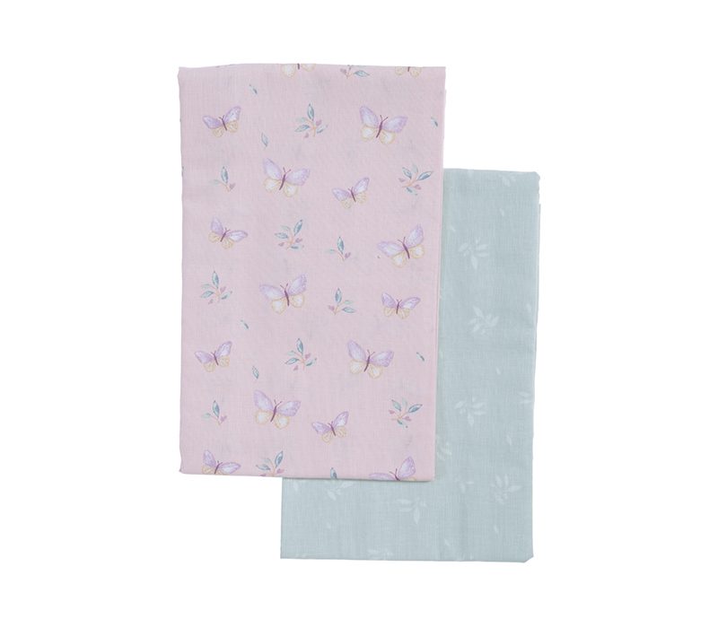NEF-NEF ΒΡΕΦΙΚΑ ΣΕΤ ΣΕΝΤΟΝΙΑ ΛΙΚΝΟΥ 2ΤΜΧ WINGS OF JOY NEF-NEF HOMEWARE, 100% ΒΑΜΒΑΚΙ