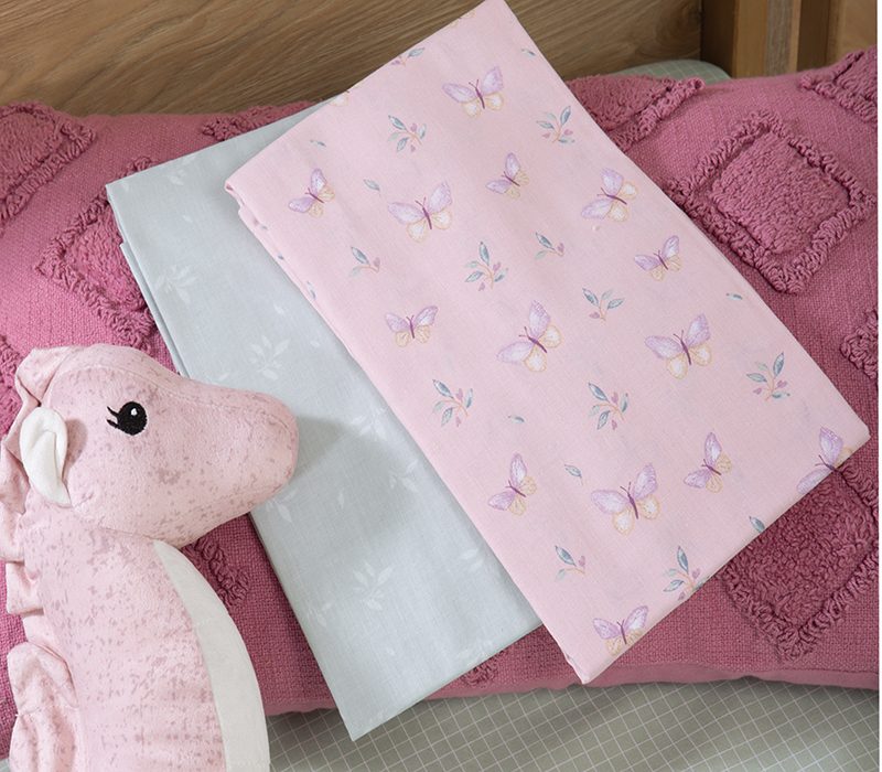 NEF-NEF ΒΡΕΦΙΚΑ ΣΕΤ ΣΕΝΤΟΝΙΑ ΛΙΚΝΟΥ 2ΤΜΧ WINGS OF JOY NEF-NEF HOMEWARE, 100% ΒΑΜΒΑΚΙ - Image 2