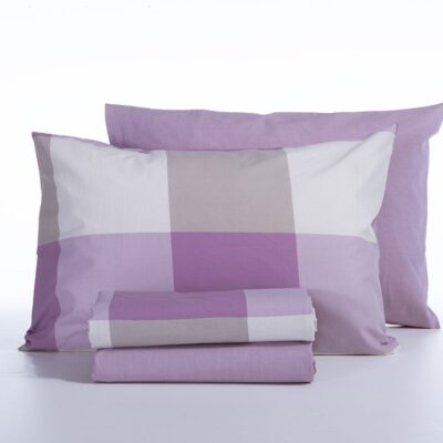 NEF-NEF ΣΕΤ ΣΕΝΤΟΝΙΑ ΒΑΜΒΑΚΕΡΑ KING SIZE ΜΕ ΛΑΣΤΙΧΟ CASUAL CHECK  NEF-NEF HOMEWARE, 100% ΒΑΜΒΑΚΙ - Image 5