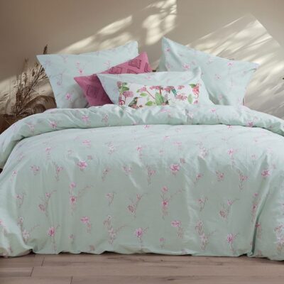 NEF-NEF ΣΕΤ ΣΕΝΤΟΝΙΑ ΒΑΜΒΑΚΕΡΑ ΜΟΝΑ IRIDA 170X270 NEF-NEF HOMEWARE, 100% ΒΑΜΒΑΚΙ - Image 2