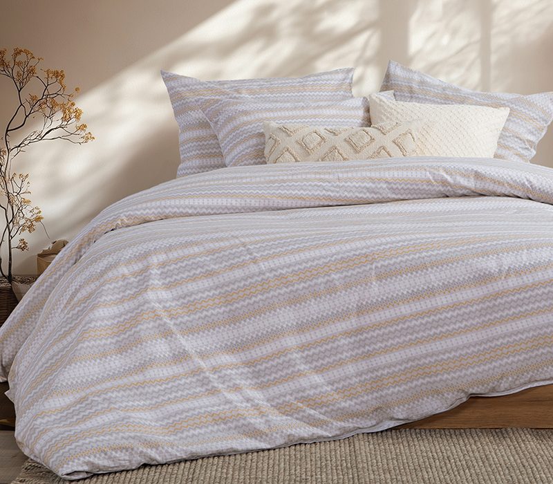 NEF-NEF ΣΕΤ ΣΕΝΤΟΝΙΑ ΒΑΜΒΑΚΕΡΑ ΜΟΝΑ QUANTRO 170X270 NEF-NEF HOMEWARE, 100% ΒΑΜΒΑΚΙ