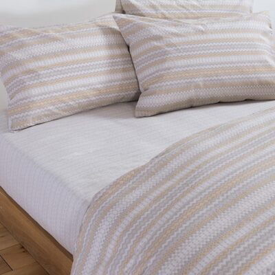 NEF-NEF ΣΕΤ ΣΕΝΤΟΝΙΑ ΒΑΜΒΑΚΕΡΑ ΜΟΝΑ QUANTRO 170X270 NEF-NEF HOMEWARE, 100% ΒΑΜΒΑΚΙ - Image 3