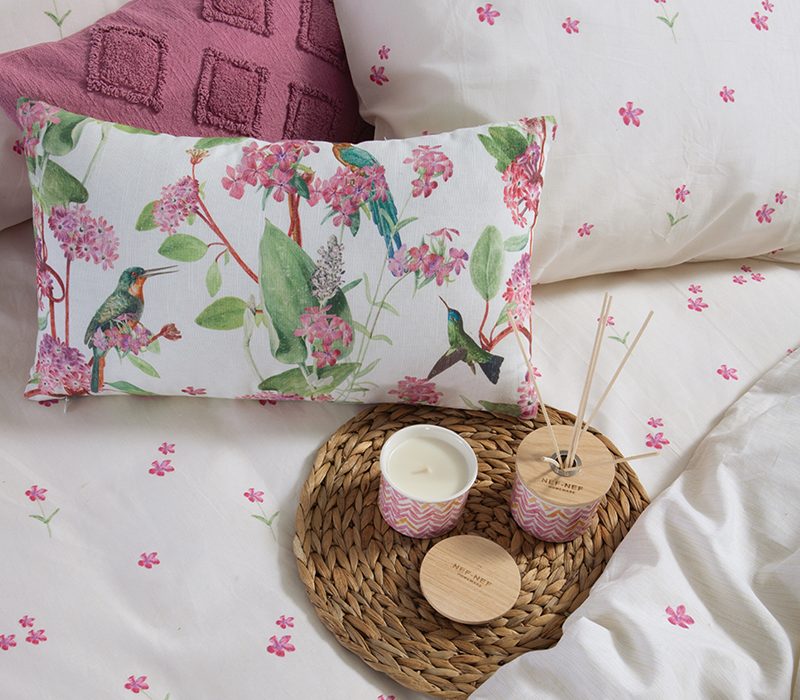 NEF-NEF ΣΕΤ ΣΕΝΤΟΝΙΑ ΒΑΜΒΑΚΕΡΑ ΜΟΝΑ DREAM ON 170X270 NEF-NEF HOMEWARE, 100% ΒΑΜΒΑΚΙ - Image 2