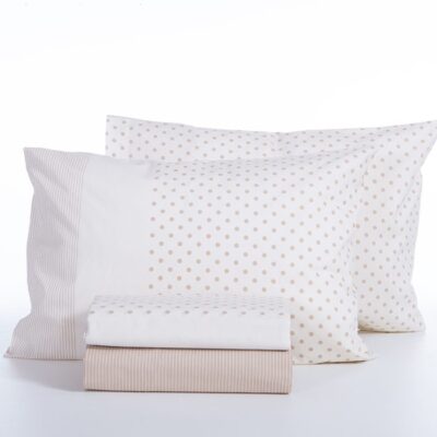 NEF-NEF ΣΕΤ ΣΕΝΤΟΝΙΑ ΒΑΜΒΑΚΕΡΑ ΔΙΠΛΑ DONTER 200Χ270 NEF-NEF HOMEWARE, 100% ΒΑΜΒΑΚΙ - Image 5