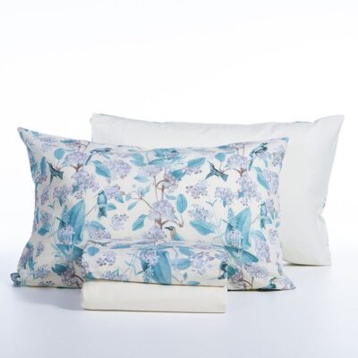 NEF-NEF ΣΕΤ ΣΕΝΤΟΝΙΑ ΒΑΜΒΑΚΕΡΑ ΜΟΝΑ DREAM ON BLUE 170X270 NEF-NEF HOMEWARE, 100% ΒΑΜΒΑΚΙ - Image 3