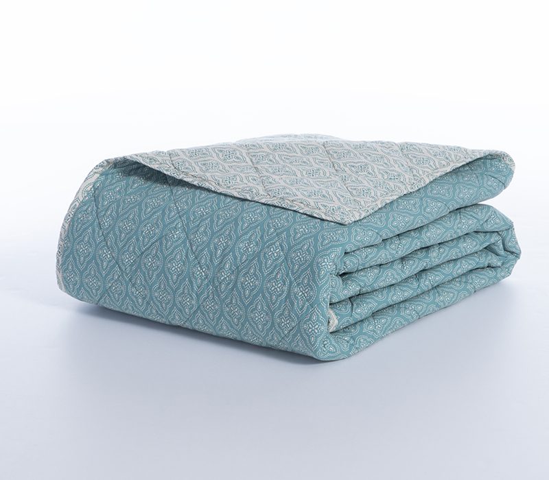 NEF-NEF ΚΟΥΒΕΡΛΙ ΥΠΕΡΔΙΠΛΟ SORENTO BLUE 230X240 NEF-NEF HOMEWARE, 100% ΒΑΜΒΑΚΙ - Image 4