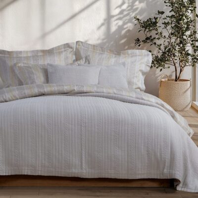 NEF-NEF ΚΟΥΒΕΡΤΑ ΥΠΕΡΔΙΠΛΗ MORELO 230X250 NEF-NEF HOMEWARE, 100% BAMBAKI