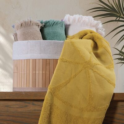 NEF-NEF ΠΟΤΗΡΟΠΑΝΟ LIME 50Χ50 NEF-NEF HOMEWARE, 100% BAMBAKI - Image 2