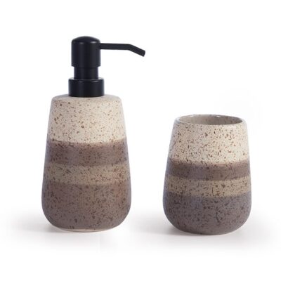 NEF-NEF ΠΟΤΗΡΙ ΜΠΑΝΙΟΥ SHADES  NEF-NEF HOMEWARE, 100% ΚΕΡΑΜΙΚΟ - Image 2