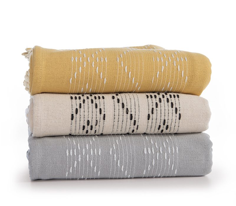 NEF-NEF ΡΙΧΤΑΡΙ ΤΕΤΡΑΘΕΣΙΟΥ ΚΑΝΑΠΕ CREATE 180Χ350 NEF-NEF HOMEWARE, 100% BAMBAKI