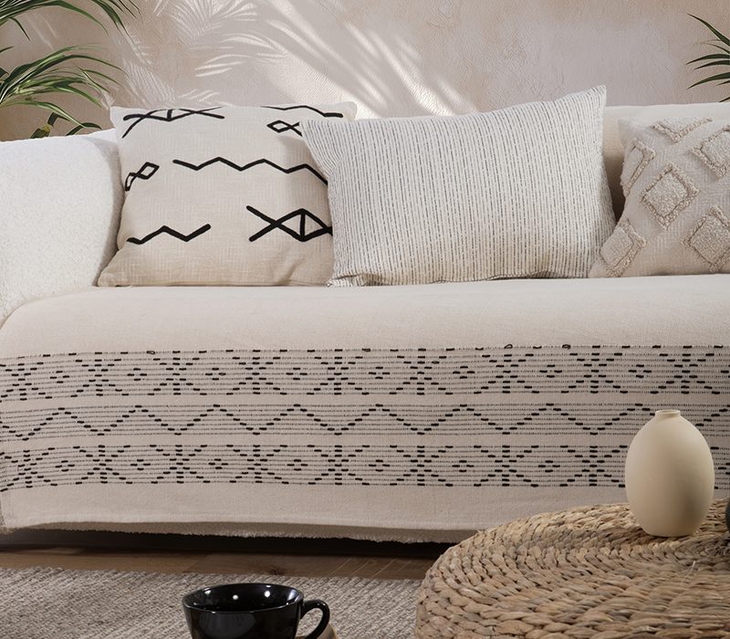 NEF-NEF ΡΙΧΤΑΡΙ ΤΕΤΡΑΘΕΣΙΟΥ ΚΑΝΑΠΕ CREATE 180Χ350 NEF-NEF HOMEWARE, 100% BAMBAKI - Image 4