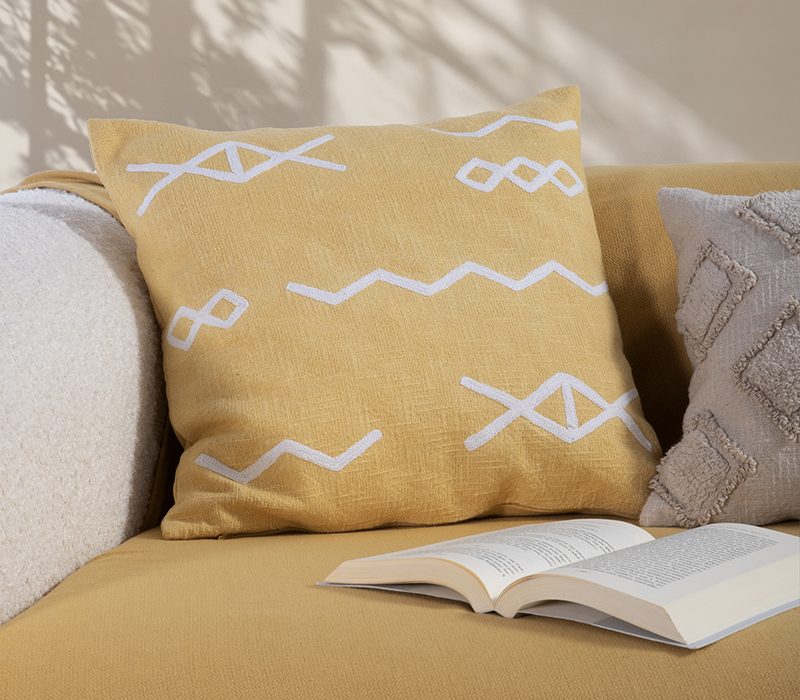 NEF-NEF ΔΙΑΚΟΣΜΗΤΙΚΟ ΜΑΞΙΛΑΡΙ CREATE 45X45 NEF-NEF HOMEWARE, 100% BAMBAKI - Image 5