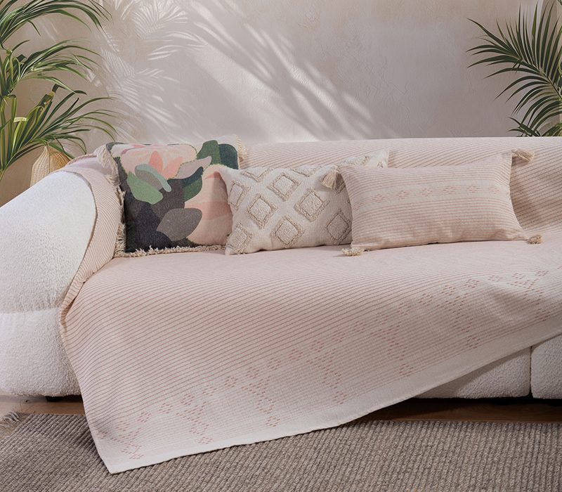 NEF-NEF ΡΙΧΤΑΡΙ ΠΟΛΥΘΡΟΝΑΣ RESAN 180Χ180 NEF-NEF HOMEWARE, 100% BAMBAKI - Image 2