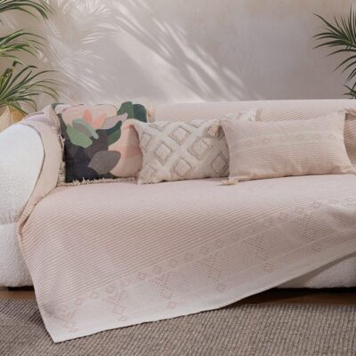 NEF-NEF ΡΙΧΤΑΡΙ ΔΙΘΕΣΙΟΥ ΚΑΝΑΠΕ RESAN 180Χ250 NEF-NEF HOMEWARE, 100% BAMBAKI - Image 3