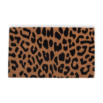 NEF-NEF ΤΑΠΕΤΟ ΕΙΣΟΔΟΥ LEOPARD 45Χ75 NEF-NEF HOMEWARE, 100% ΚΟΚΟΦΟΙΝΙΚΑΣ ΚΑΡΥΔΑΣ
