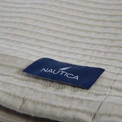 NEF-NEF ΚΟΥΒΕΡΤΑ ΠΙΚΕ ΥΠΕΡΔΙΠΛΗ NAUTICA - NAU NAVY 230X240 NEF-NEF HOMEWARE, 100% ΒΑΜΒΑΚΙ - Image 3