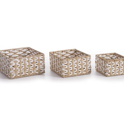 NEF-NEF ΚΑΛΑΘΙ ΑΠΟ ΠΛΕΓΜΕΝΟ ΧΑΡΤΙ VINCI 15X15X10 NEF-NEF HOMEWARE, 100% ΧΑΡΤΙΝΟ ΣΧΟΙΝΙ - Image 2