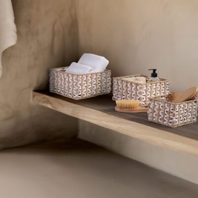 NEF-NEF ΚΑΛΑΘΙ ΑΠΟ ΠΛΕΓΜΕΝΟ ΧΑΡΤΙ VINCI 20X20X11 NEF-NEF HOMEWARE, 100% ΧΑΡΤΙΝΟ ΣΧΟΙΝΙ - Image 3