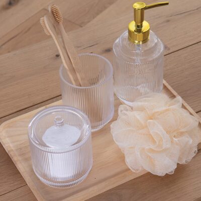 NEF-NEF ΔΟΧΕΙΟ ΚΡΕΜΟΣΑΠΟΥΝΟΥ NANCY NEF-NEF HOMEWARE, 100% ΓΥΑΛΙ - Image 2