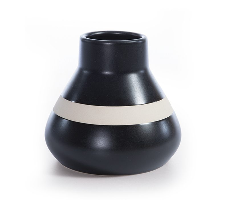 NEF-NEF ΔΙΑΚΟΣΜΗΤΙΚΟ ΚΕΡΑΜΙΚΟ ΒΑΖΑΚΙ CIRCUI NEF-NEF HOMEWARE, 100% ΚΕΡΑΜΙΚΟ