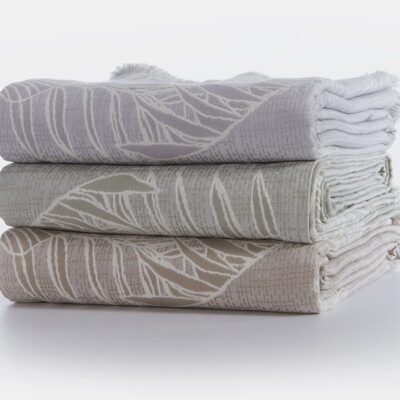 NEF-NEF ΡΙΧΤΑΡΙ ΠΟΛΥΘΡΟΝΑΣ GROW 170X180 NEF-NEF HOMEWARE, 65% BAMB-35% ΠΟΛ