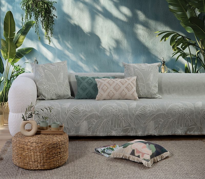 NEF-NEF ΡΙΧΤΑΡΙ ΔΙΘΕΣΙΟΥ ΚΑΝΑΠΕ GROW 170X250 NEF-NEF HOMEWARE, 65% BAMB-35% ΠΟΛ - Image 2