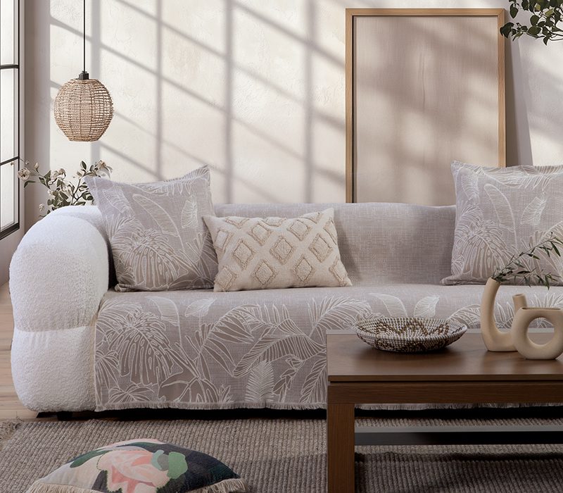 NEF-NEF ΡΙΧΤΑΡΙ ΔΙΘΕΣΙΟΥ ΚΑΝΑΠΕ GROW 170X250 NEF-NEF HOMEWARE, 65% BAMB-35% ΠΟΛ - Image 3