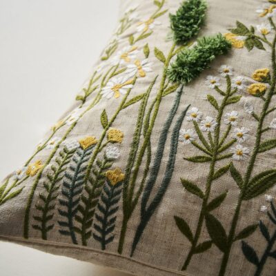 Μαξιλαροθήκη 40x40cm GOFIS HOME  Florette  206 - Image 2