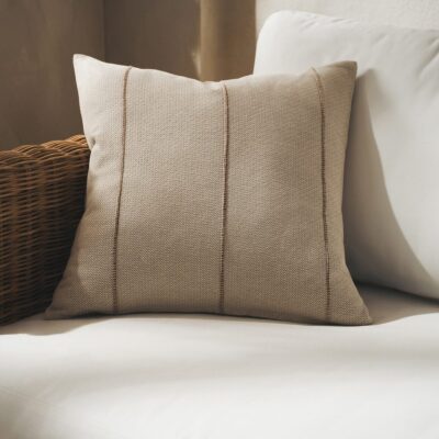 Μαξιλαροθήκη 43x43cm GOFIS HOME  Rabia Beige/Clay 321/02