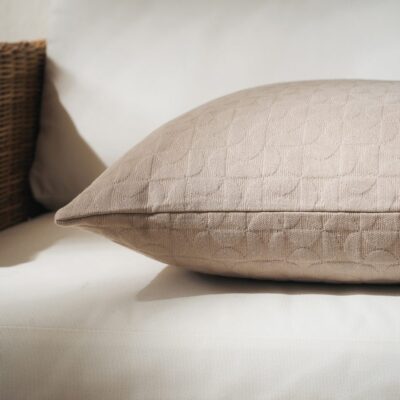 Μαξιλαροθήκη 50x50cm GOFIS HOME  Eliena Warm Beige 402/06 - Image 2